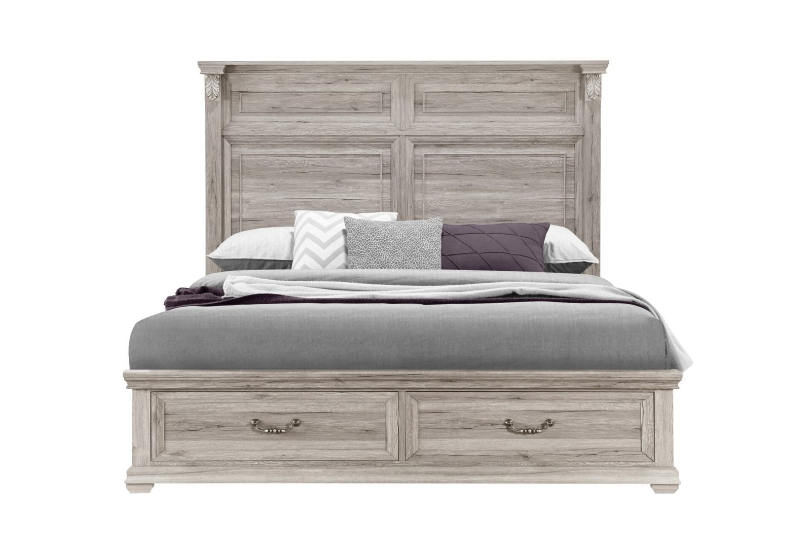 TATUM NATURAL FULL BED WITH STORAGE