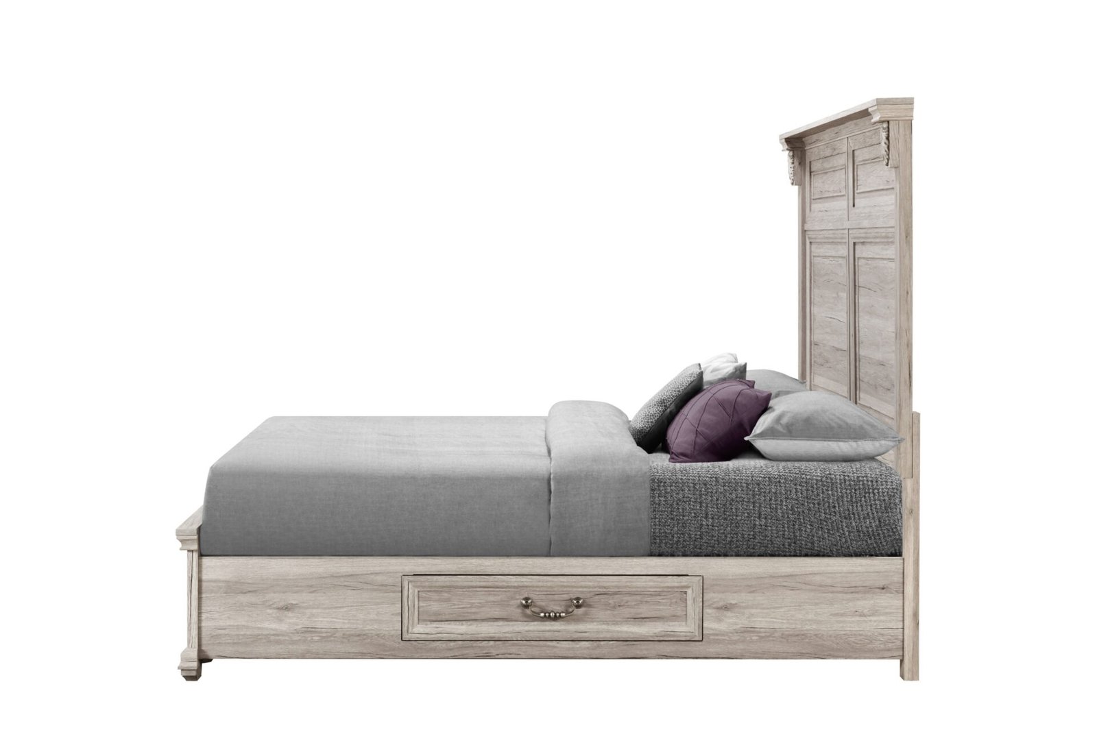 TATUM NATURAL FULL BED WITH STORAGE