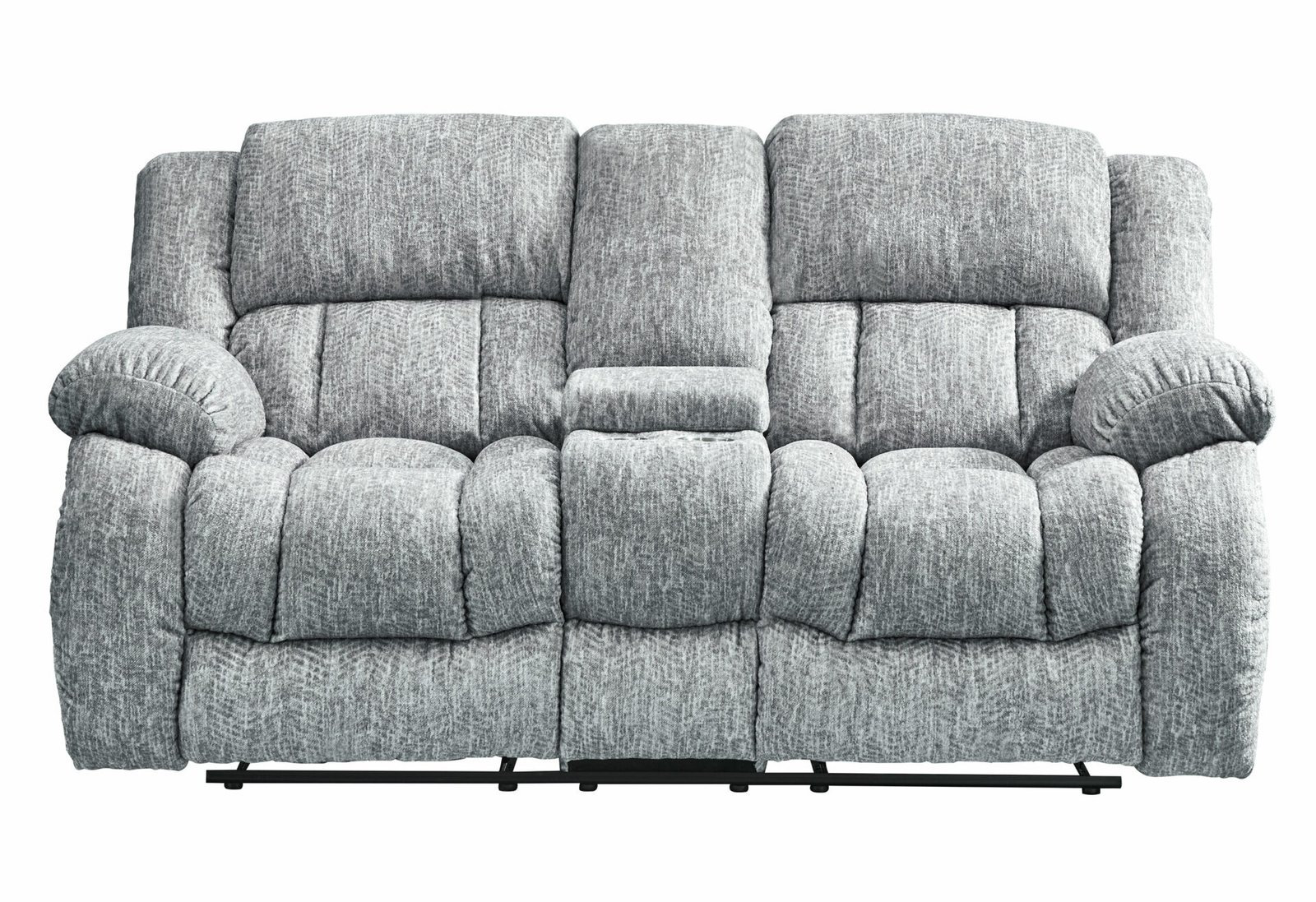 U250 GREY CONSOLE RECLINING LOVESEAT