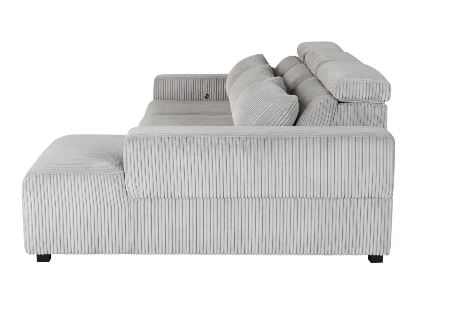 U5945 GREY POWER SECTIONAL